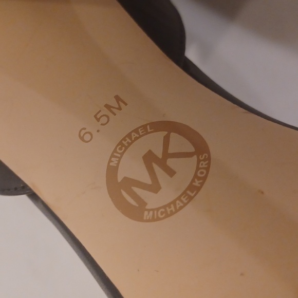 NEW Michael Kors Parker Black Leather Strappy  High Heel Sandals Women's Sizes - Picture 16 of 17